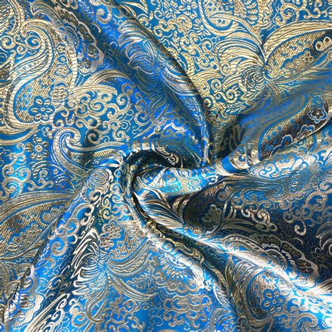 metallic floral gold multicolor fabric wholesale|Floral Metallic Italian Brocade .